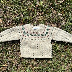 Zara Kids Cream isle Patterned Sweater
